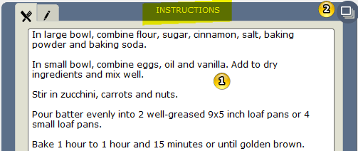 instructions